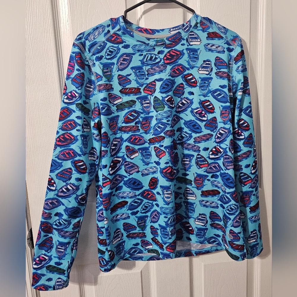 REEL LEGENDS Freeline Wet-Dry Long Sleeve Shirt Size Medium